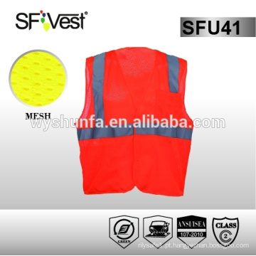 SFVEST ASTM F1506 segurança de aviso de segurança durável colete de segurança com bolsos